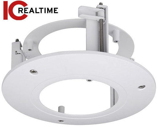 IC Realtime - MNT-REC1 / In Ceiling Recessed Mounting Kit For All Mid Size Domes (IPFX/IPEG-D20V, D40V, D80V Series And AVS-D2218Z)