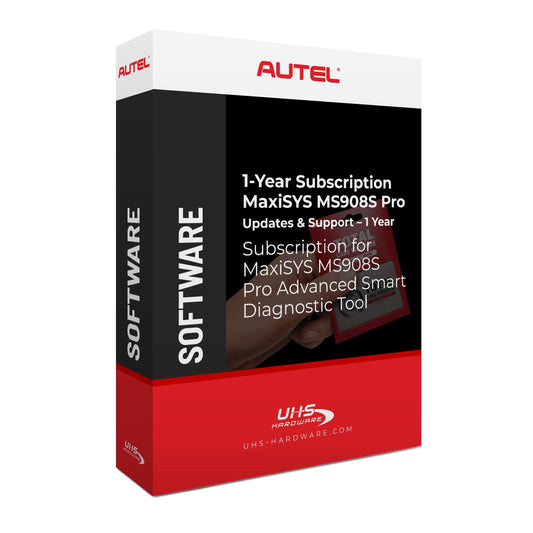 Autel - TCP - MaxiSYS MS908S Pro - Updates & Support Sub - Total Care Program - 1 YEAR - ( machine sold separately )