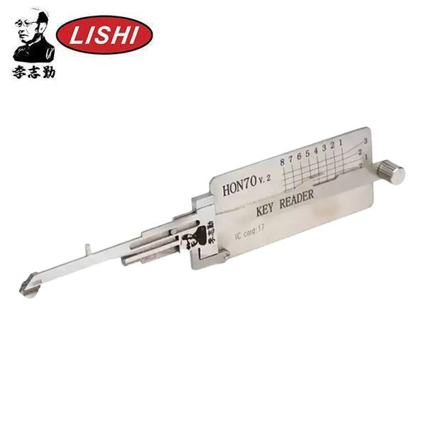 ORIGINAL LISHI - HON70 Honda Motorcycles / 8-Cut / 2-in-1 Pick & Decoder