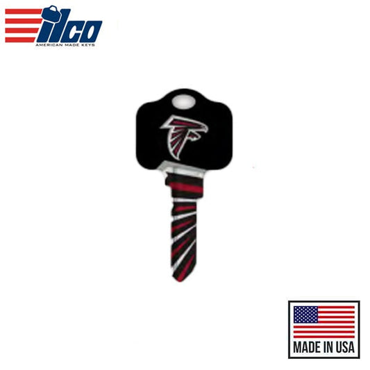 Ilco - NFL TeamKeys - Key Blank - Atlanta Falcons - KW1 (5 Pack)
