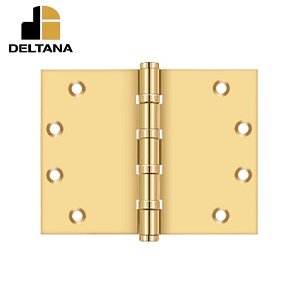Deltana - 4-1/2" x 6" Square Corner Hinge - Ball Bearing - 0.137 Thickness - Optional Finish