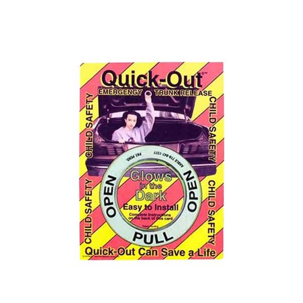 AABLE - "Quick Out" Emergency Trunk Release - Glow-in-the-Dark