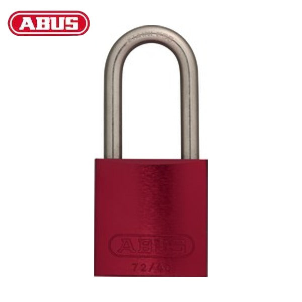 Abus - 09182 - Padlock Aluminum 72/40Hb40 - 1-1/2" Shackle - Optional Keying - Optional Finish - 6 Pack