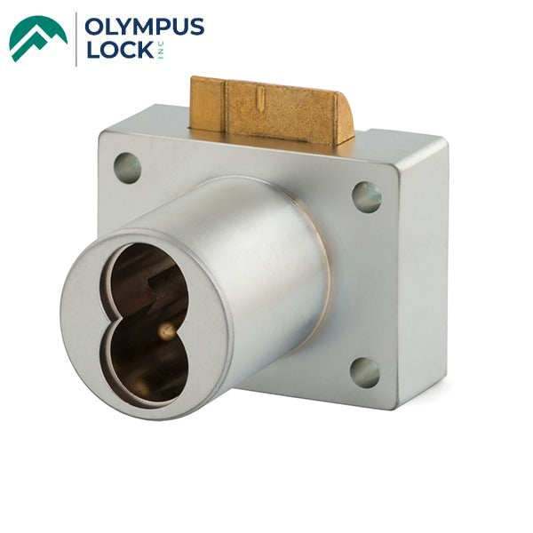 Olympus - 950IC - Deadlatching Drawer Lock - Less Cylinder - SFIC - Satin Chrome - Grade 1