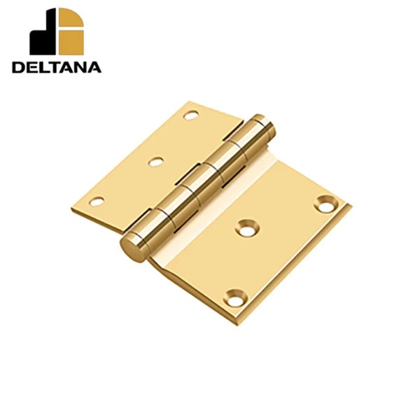 Deltana - 3" x 3-1/2" Half Surface Hinge - Optional Finish