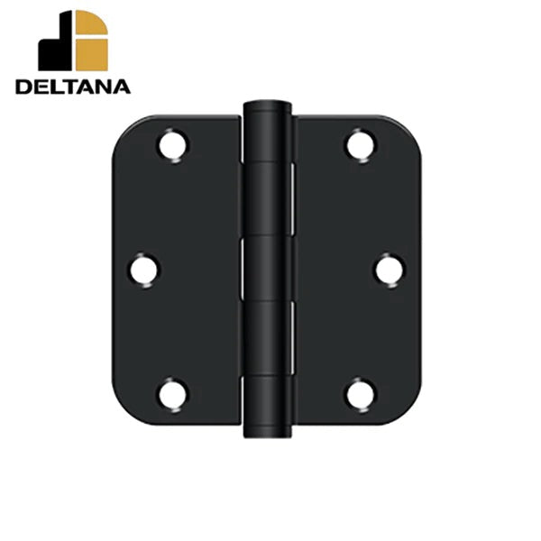 Deltana - 3-1/2" x 3-1/2" x 5/8" Radius Hinge - Heavy Duty - Optional Finish