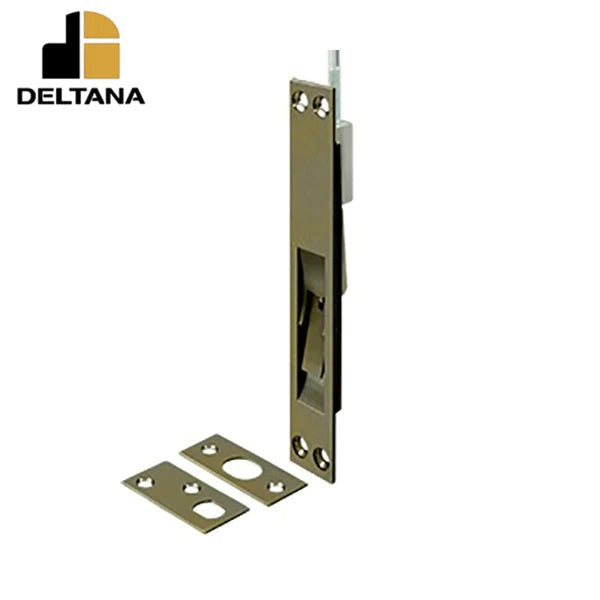 Deltana - Extension Flush Bolt - Solid Brass - 39" Rod Extension - Optional Finish