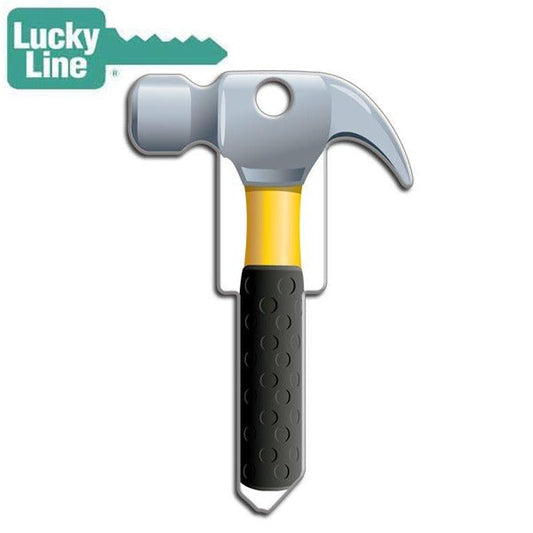 LuckyLine - B122K - Key Shapes - Hammer - Kwikset - KW1 - 5 Pack