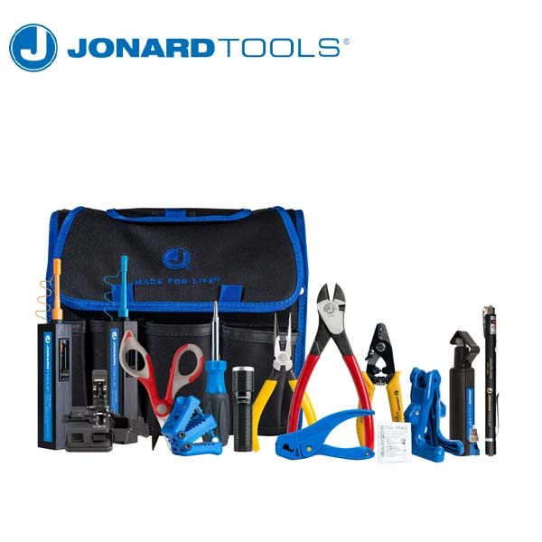 Jonard Tools - Fiber Prep Kit w/ Connector Cleaner - Fiber Cleaver - & Visual Fault Locator+