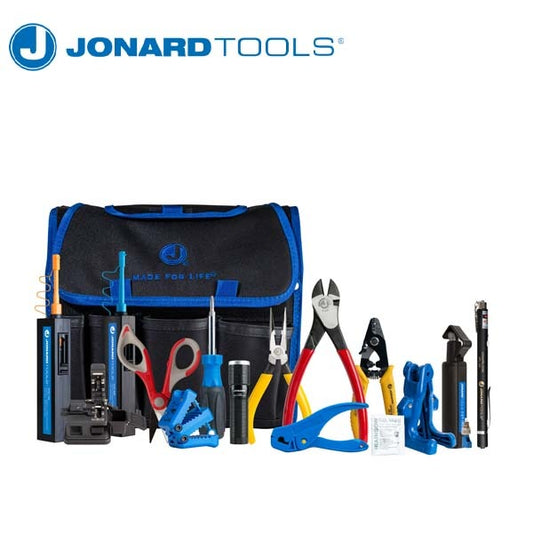 Jonard Tools - Fiber Prep Kit w/ Connector Cleaner - Fiber Cleaver - & Visual Fault Locator+