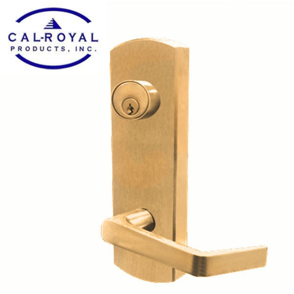 Cal-Royal - ESC7700 - Deadbolt - Entry Function - Polished Brass - Classroom - Grade 1
