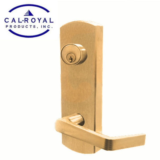 Cal-Royal - ESC7700 - Deadbolt - Entry Function - Polished Brass - Classroom - Grade 1