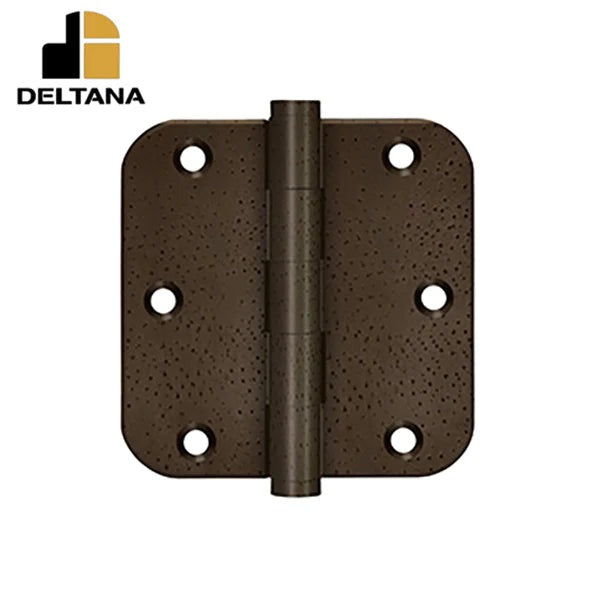 Deltana - 3-1/2" x 3-1/2" x 5/8" Radius Hinge - Optional Finish