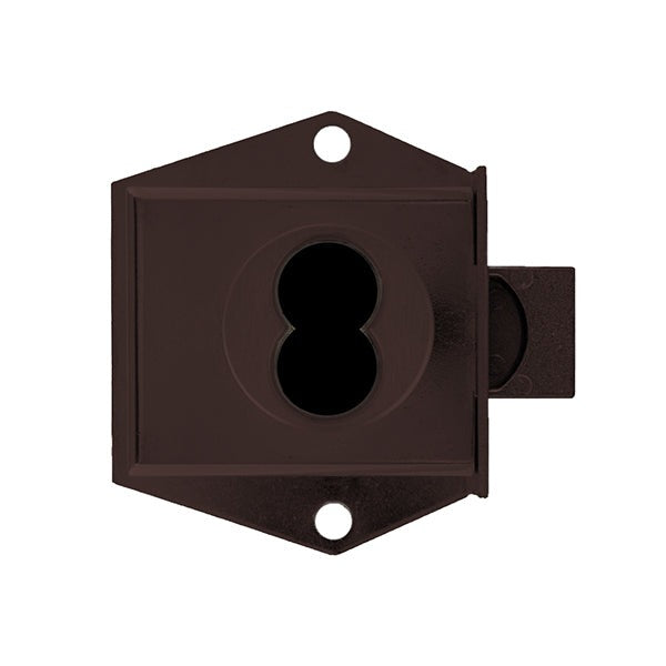Olympus - 725M - IC Core Mortise Deadbolt Cabinet Door Lock - BEST SFIC - 1-1/16" to Cylinder Length - Standard Length Bolt - Oil Rubbed Bronze - Optional Handing - Grade 1