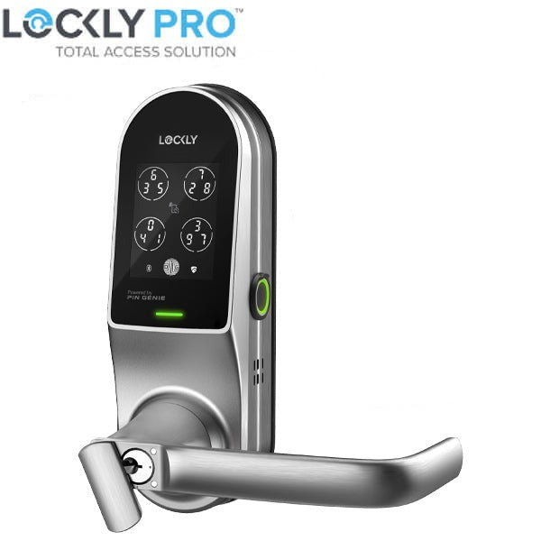 Lockly Guard- DUO 679D - Dual Locking Interconnected Smart Lock - Fingerprint Reader - Wi-Fi-Bluetooth App Controlled - Touchscreen Keypad - Key Override - Mifare RFID - Optional Finish