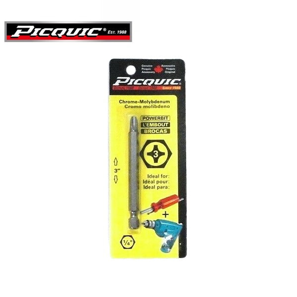PICQUIC - 3" Length Powerbits - Optional Bit Sizes - Phillips