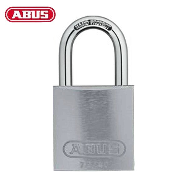 Abus - 08302 - Padlock Aluminum 72/40 - 1" Shackle - Optional Keying - Optional Finish