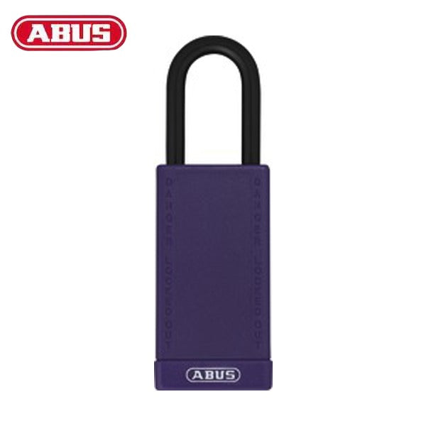 Abus - 09881 - Plastic-Covered Aluminum Core Padlock 74Lb/40 - Optional Keying - Optional Finish