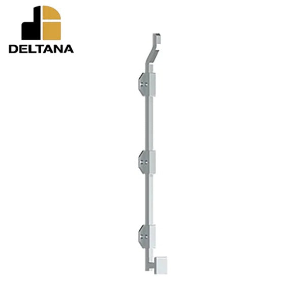 Deltana - 18" Modern Offset Surface Bolt - Heavy Duty - Solid Brass - Optional Finish