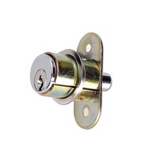 Kenaurd - Flush Mount Plunger Lock - Satin Chrome