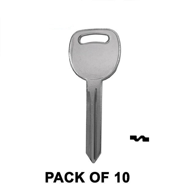 Keyless Factory - 10 x GM B106 / P1115 Test Key Blade (10 PACK) (AFTERMARKET)