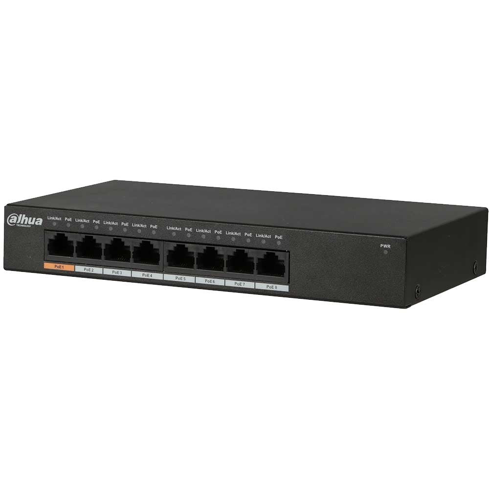 Dahua / Accessories / PoE Switch / 8 Port / DH-PFS3008-8GT-96