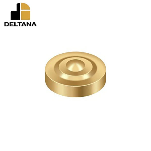 Deltana - Screw Cover - Round - Dimple - 1" Diam - Optional Finish