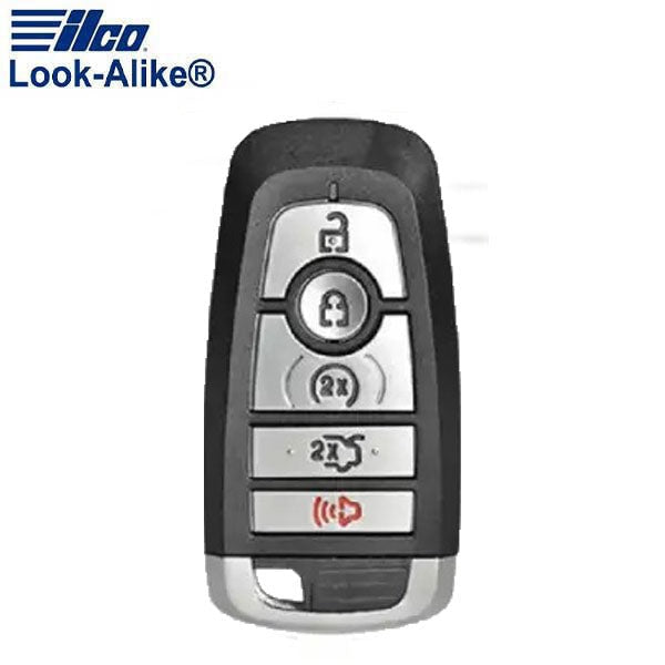 Ilco - 2017-2021 Ford - FORD-PRX5B3 - 5-Button Smart Remote Key PROX SHELL (AFTERMARKET)
