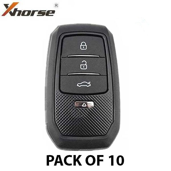 Xhorse - VVDI Key Tool PLUS Tablet - ADVANCED PACKAGE + Toyota / Lexus XD8ASKGL Smart Key Adapter & Bypass Cables + 10 x XSTO01EN XM38 Universal Smart Keys