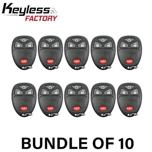 10 x 2007-2017 GM / 4-Button Keyless Entry Remote / OUC60270 / (AFTERMARKET) (BUNDLE OF 10)