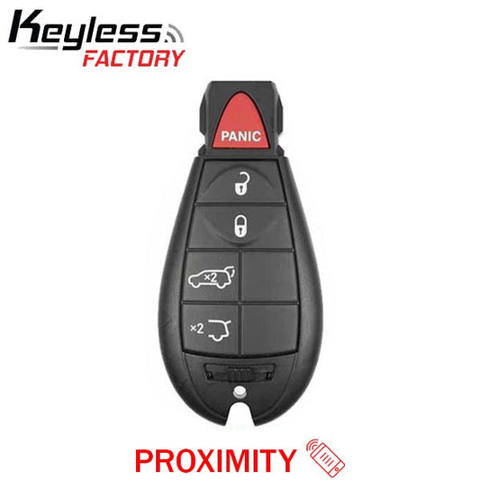 2009-2013 Jeep Grand Cherokee Dodge Durango / 5-Button Fobik Key / IYZ-C01C / Keyless Go Fobik (AFTERMARKET)