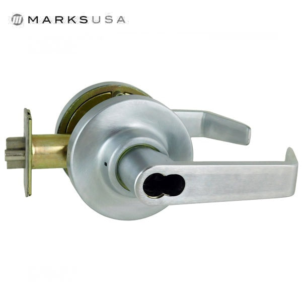 Marks USA - 195R - Commercial Lever Set - SFIC - 2 3/4" Backset - 26D - No Cylinder - Institution - Grade 1