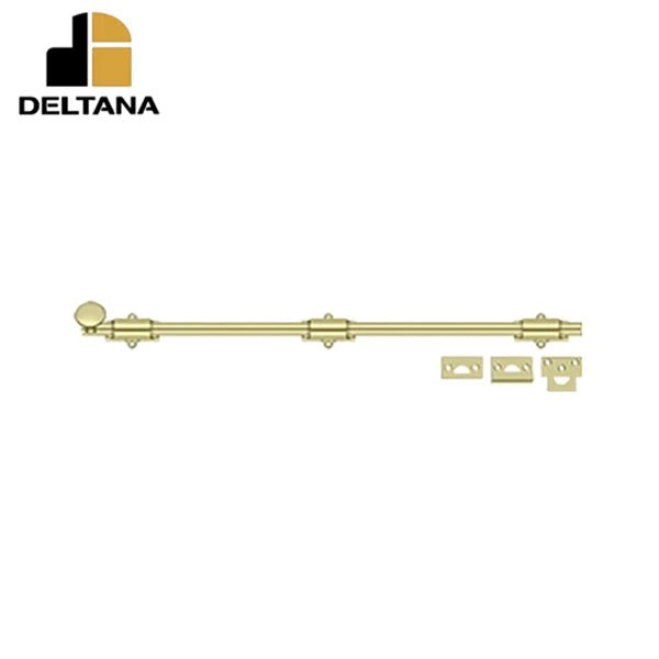 Deltana - 24" Surface Bolt - Heavy Duty - Optional Finish