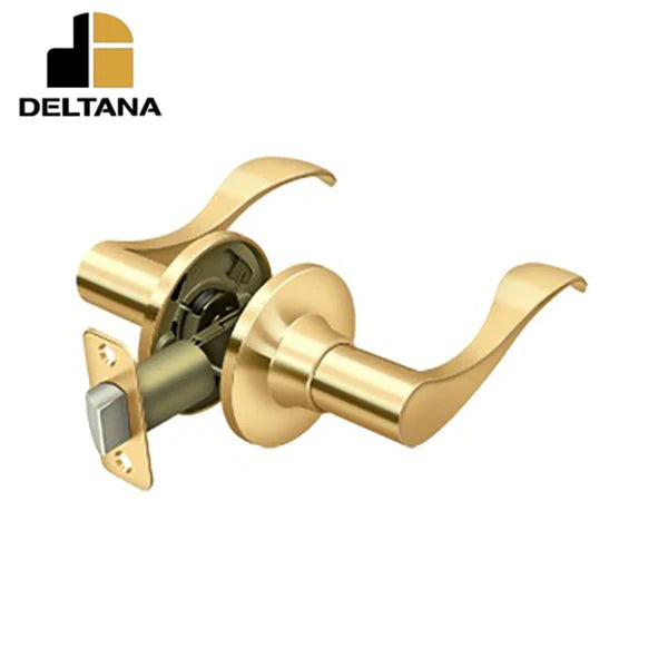 Deltana - Savanna Lever Passage - 2-3/8" Backset - 1-3/8" - 2" Door Thickness - Right Handed - Optional Finish