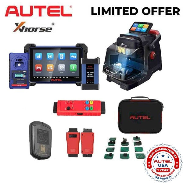 Autel IM608 Pro II Full Kit & Xhorse Dolphin 2 XP-005L - Key Cutting and Programing Bundle (Autel USA)