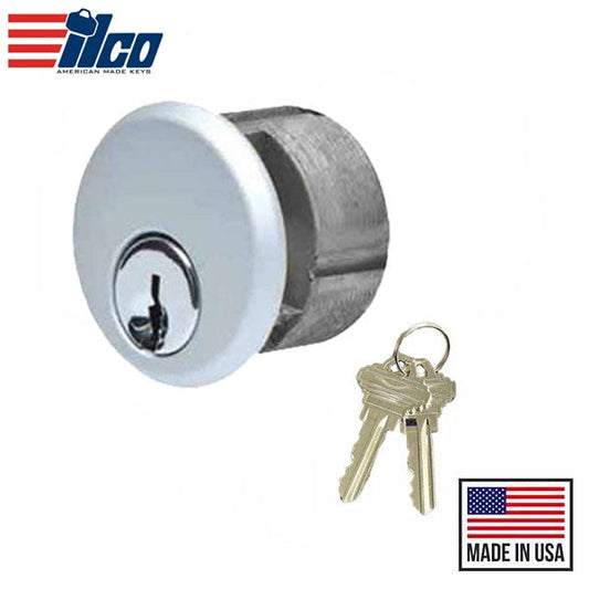 Ilco - Keyed Mortise - Schlage C Keyway - AR Cam - Zinc - KA25 - AL - Aluminum