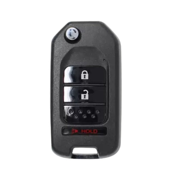 Honda Style / 2+1 Buttons Wire Flip Key (Wired) (2nd Generation)