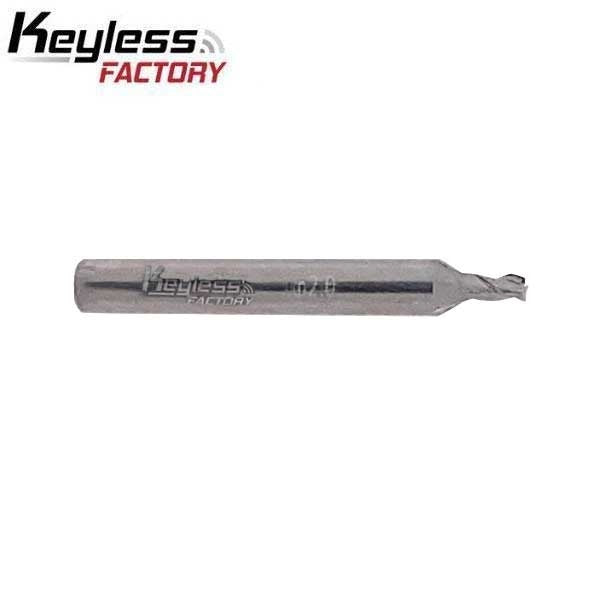 Premium Carbide - 2mm - End Mill Cutter - for Keyline Ninja and Versa