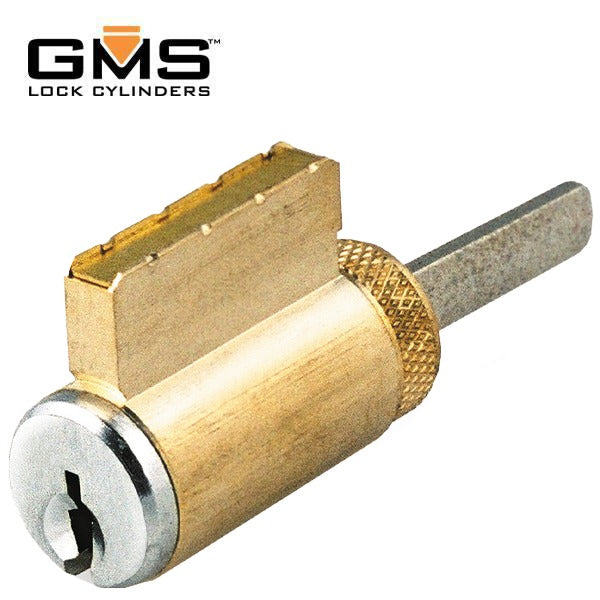 GMS - KIK Cylinder W/ Muti-Tailpiece - 5-Pin - AW (Arrow) - US1 - Satin Chrome