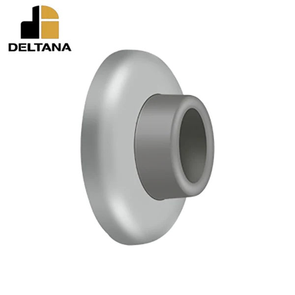 Deltana - Wall Mount Concave Flush Bumper - 2-1/2" Diameter - Optional Finish