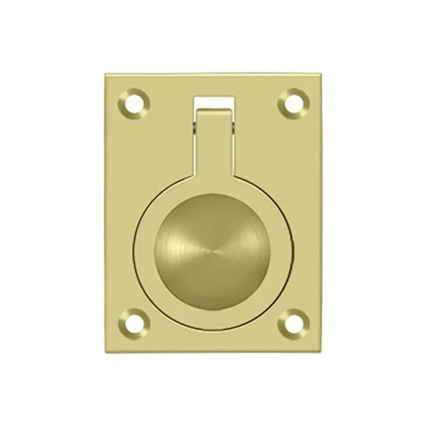 Deltana - Flush Ring Pull - 2-1/2" x 1-7/8" - Optional Finish
