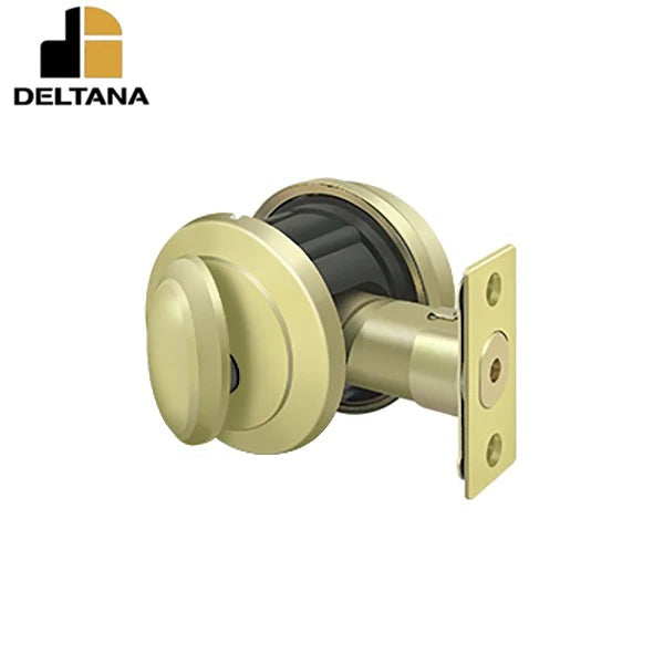 Deltana - Solid Brass Port Royal Deadbolt Lock Grade 2 - Optional Finish