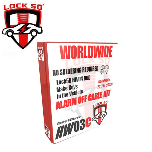 JLR Lock50 - HW03C - Key Duplicator + Alarm OFF All Keys Lost PEPS Locked RFA Keys Adapter Kit - 2017-2024+