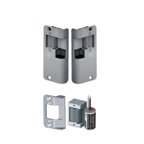 Trine - 3258458LC - Electric Strike Kit for Deadlatches - The Deadlatch Solution - Fire Rated ANSI - Grade 1