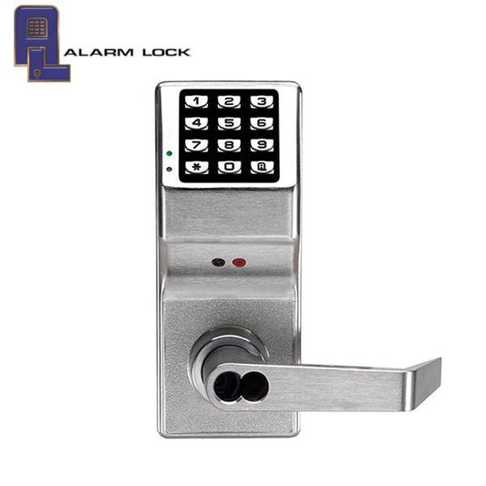 Alarm Lock Trilogy - DL2800 - Digital Keypad Lever Set w/ Audit Trail - IC Core Prep - 26D - Satin Chrome