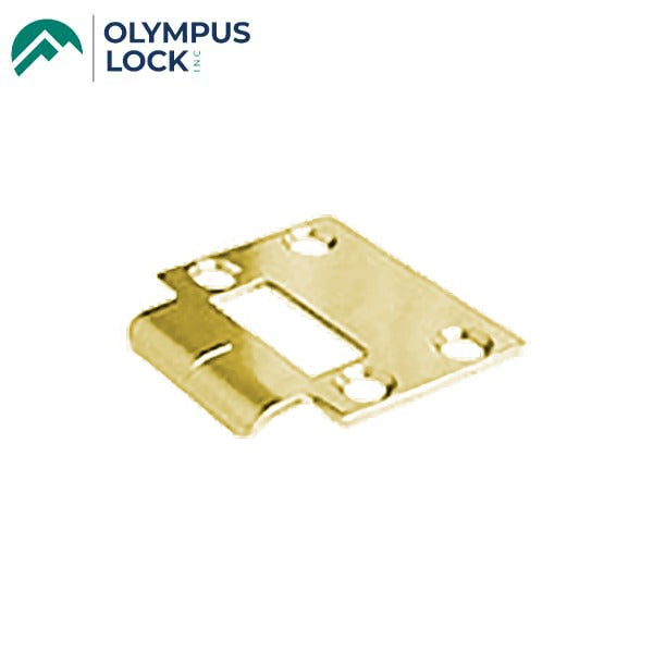 Olympus - 999 - Slotted Lip Strike - US3 - Polished Brass