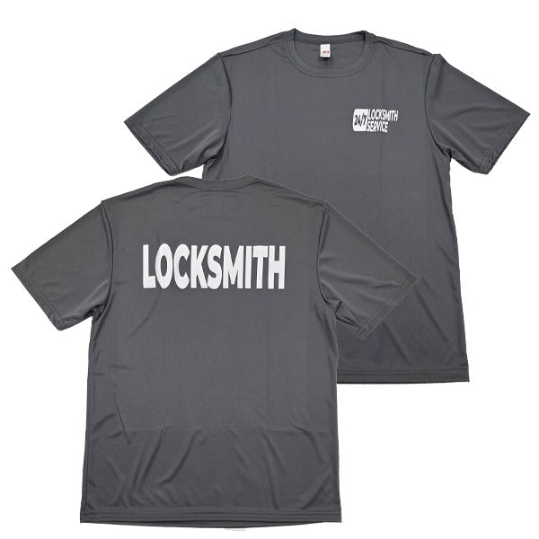 T-shirt - 24/7 Locksmith Service - Optional Sizes - Dark Grey