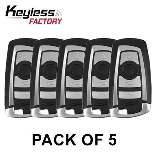 5 x 2009-2016 BMW 3 / 5 / 7 Series / 4-Button Smart Key / YGOHUF5662 / FEM / 433 MHz (AFTERMARKET) (Pack of 5)