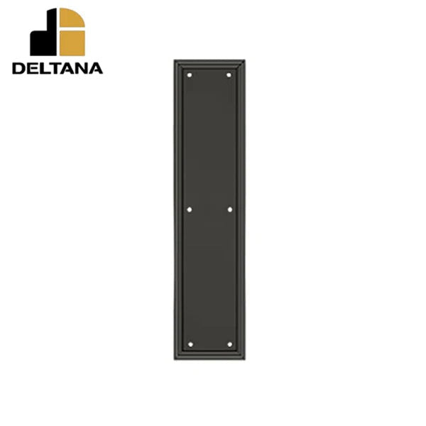 Deltana - Framed Push Plate - Heavy Duty - 3 1/2" x 15" - Optional Finish