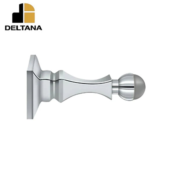 Deltana - 3-1/2" Baseboard Door Bumper - Heavy Duty - Solid Brass - Optional Finish